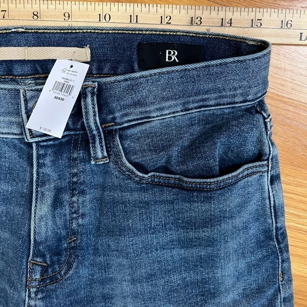 Banana Republic Men’s Traveler Denim straight leg jeans, 30x30 NEW w/tags